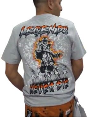 Focus NWT Gray Short Sleeve Graphic Tee - Casual Crewneck